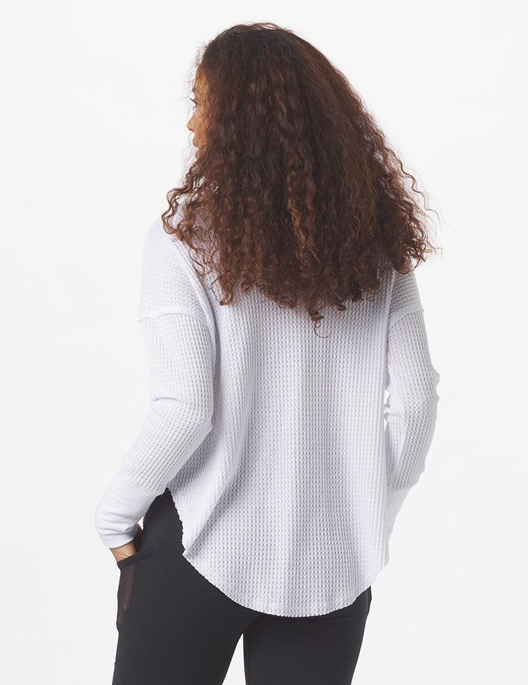 Freestyle Long Sleeve: White Freestyle Long Sleeve: White