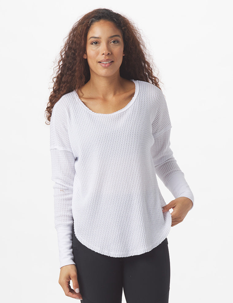 Freestyle Long Sleeve: White Freestyle Long Sleeve: White