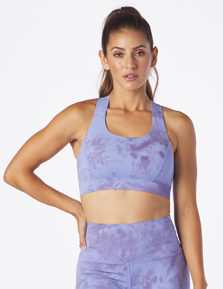 Full Force Bra: Lilac Tie-Dye Full Force Bra: Lilac Tie-Dye
