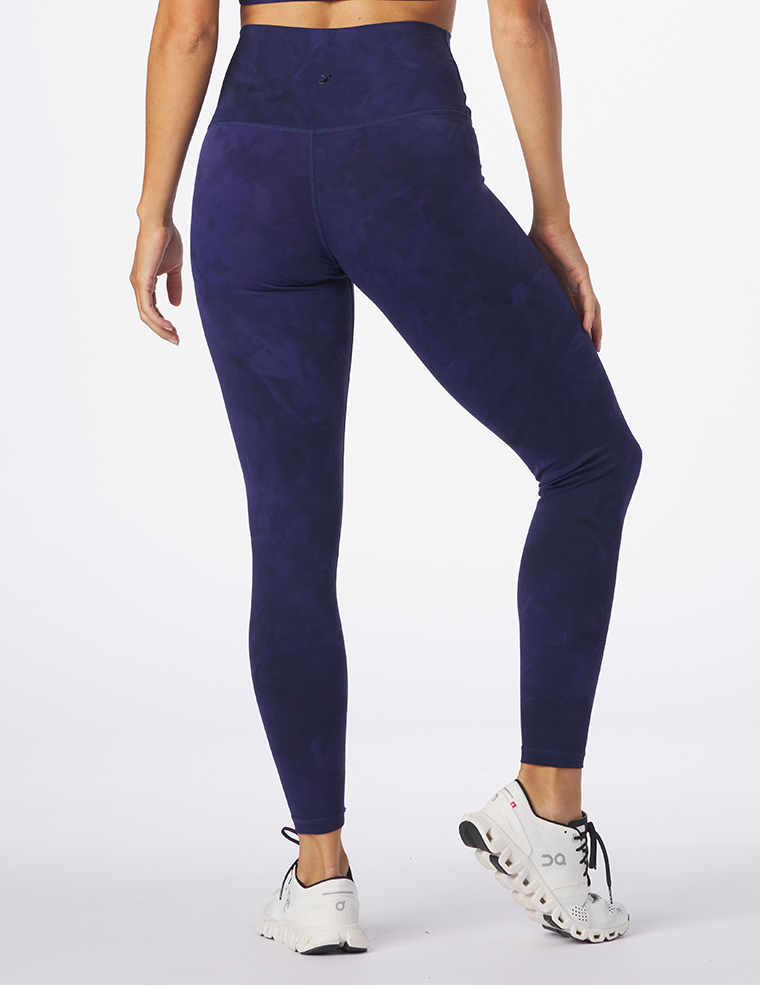 High Waist Pure Legging: Indigo Tie-Dye High Waist Pure Legging: Indigo Tie-Dye