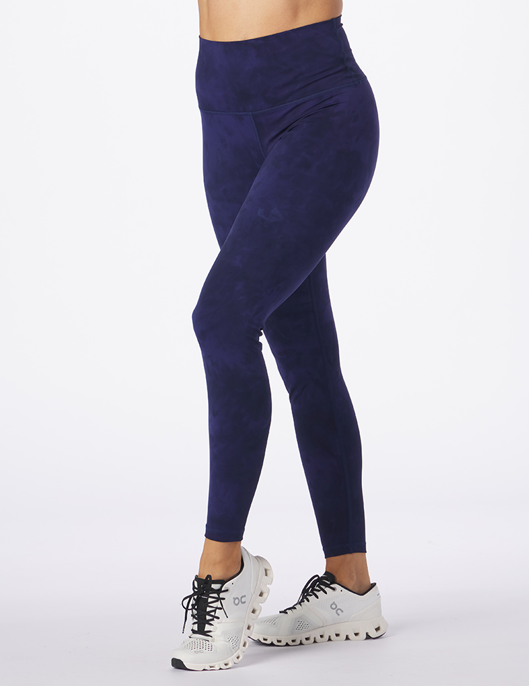 High Waist Pure Legging: Indigo Tie-Dye High Waist Pure Legging: Indigo Tie-Dye