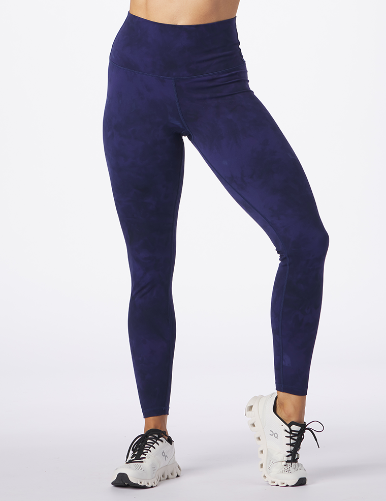 High Waist Pure Legging: Indigo Tie-Dye High Waist Pure Legging: Indigo Tie-Dye