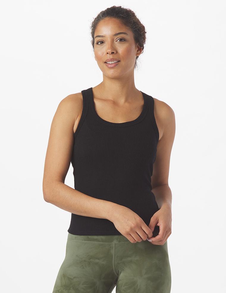 High Neck Comfort Tank: Black High Neck Comfort Tank: Black