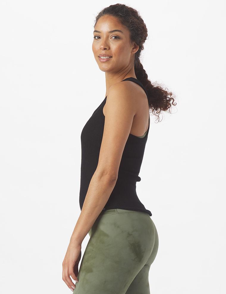 High Neck Comfort Tank: Black High Neck Comfort Tank: Black