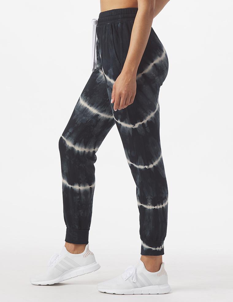 Halfway Jogger: Linear Tie-Dye Halfway Jogger: Linear Tie-Dye
