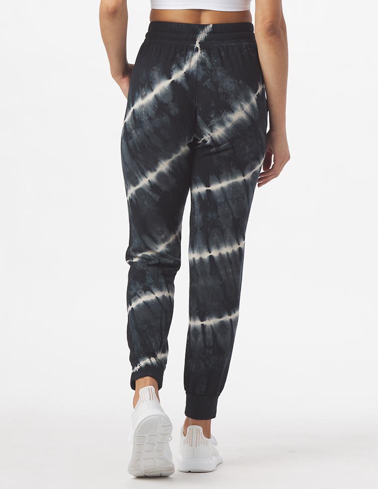 Halfway Jogger: Linear Tie-Dye Halfway Jogger: Linear Tie-Dye