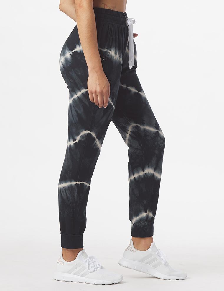 Halfway Jogger: Linear Tie-Dye Halfway Jogger: Linear Tie-Dye