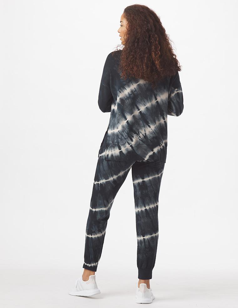 Halfway Jogger: Linear Tie-Dye Halfway Jogger: Linear Tie-Dye