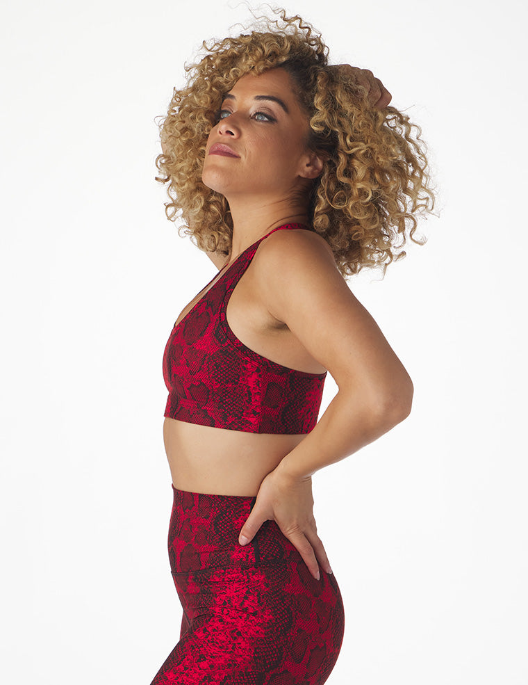 Notch Bra: Cherry Snake Notch Bra: Cherry Snake