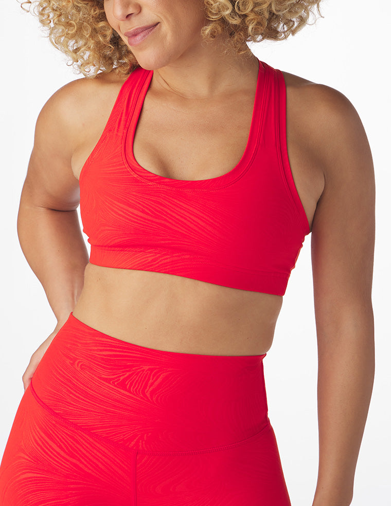 Notch Bra: Cherry Swirl Gloss Notch Bra: Cherry Swirl Gloss