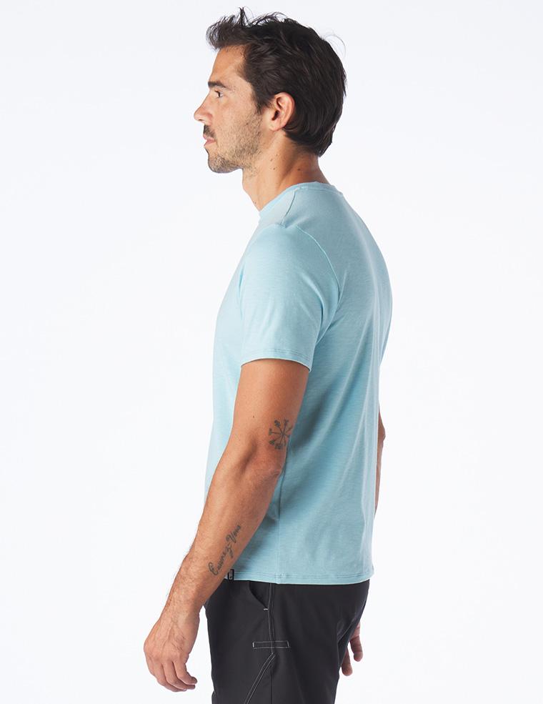 Oliver Short Sleeve: Vista Blue Oliver Short Sleeve: Vista Blue