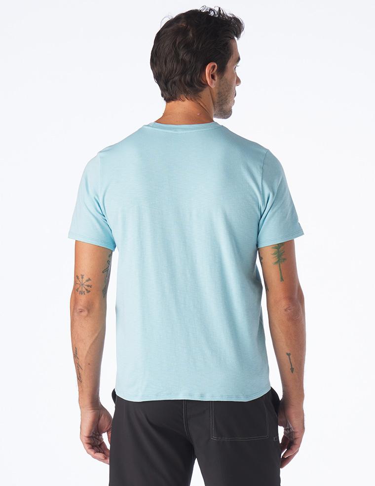 Oliver Short Sleeve: Vista Blue Oliver Short Sleeve: Vista Blue