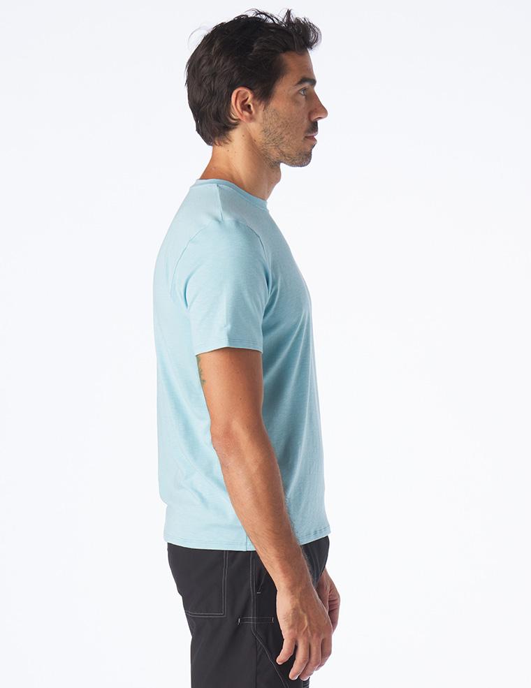 Oliver Short Sleeve: Vista Blue Oliver Short Sleeve: Vista Blue