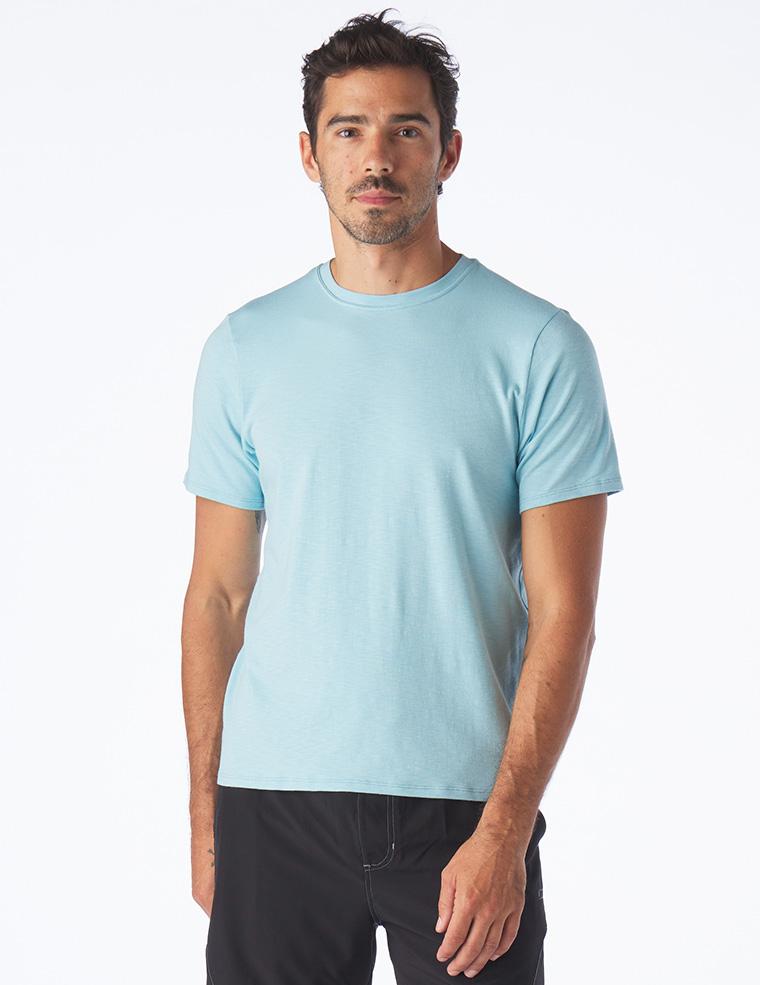 Oliver Short Sleeve: Vista Blue Oliver Short Sleeve: Vista Blue