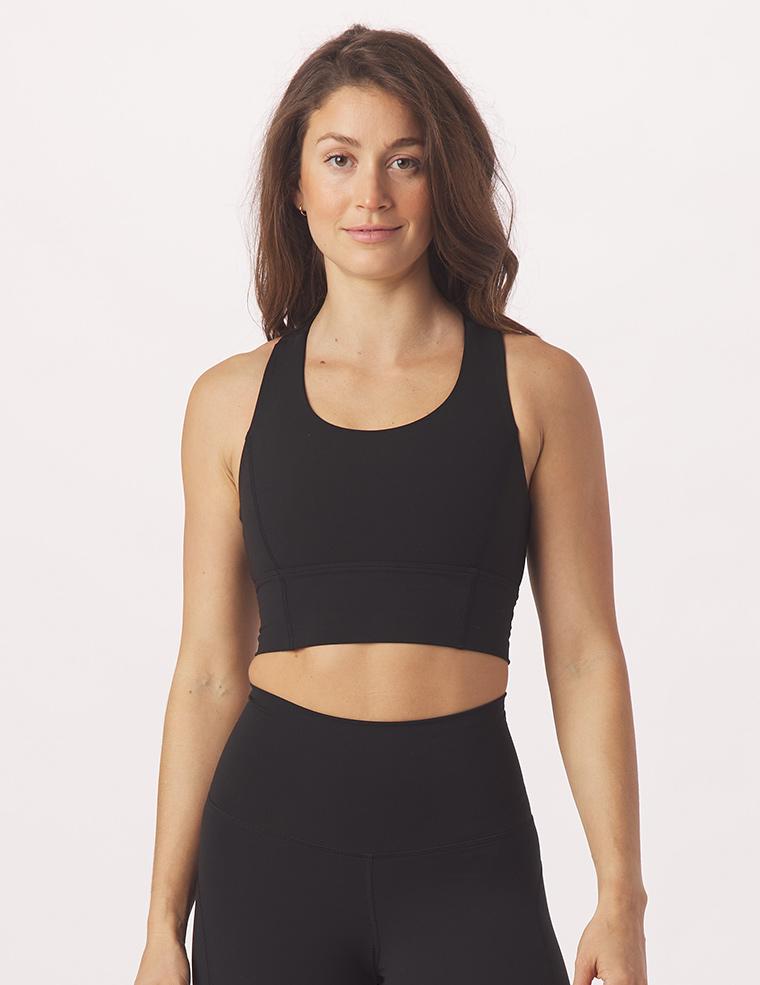 One Crop Bra: Black One Crop Bra: Black