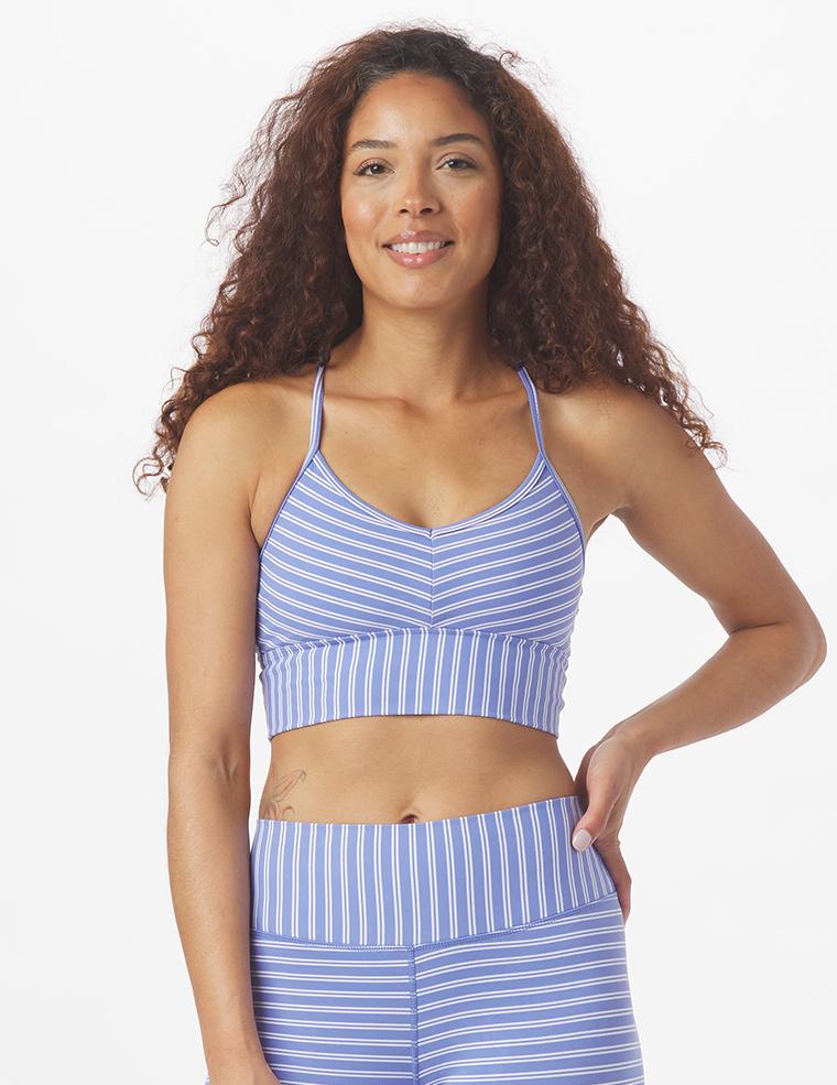 Premier Bra: Periwinkle Stripe Premier Bra: Periwinkle Stripe