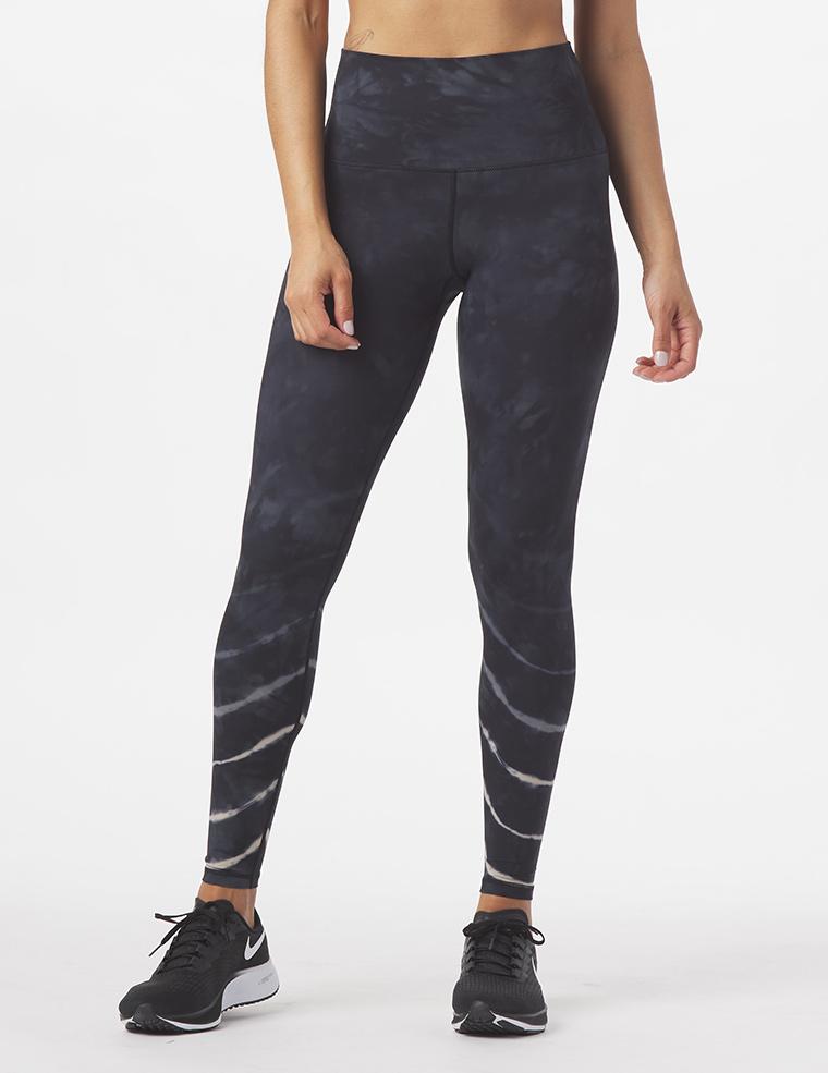 High Waist Pure Legging: Linear Tie Dye High Waist Pure Legging: Linear Tie Dye