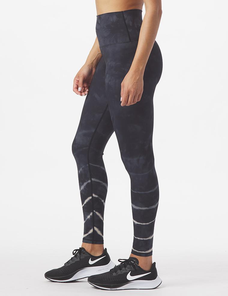 High Waist Pure Legging: Linear Tie Dye High Waist Pure Legging: Linear Tie Dye