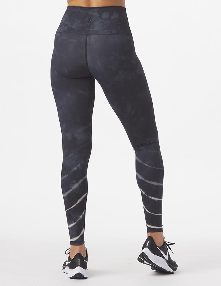 High Waist Pure Legging: Linear Tie Dye High Waist Pure Legging: Linear Tie Dye