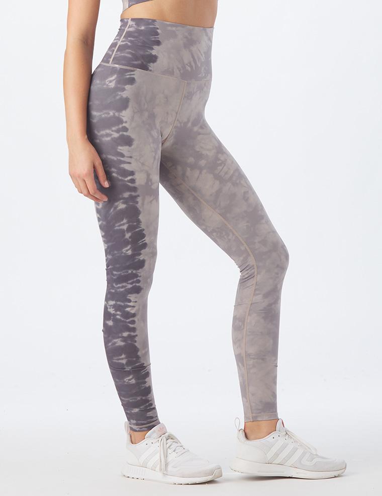 High Waist Pure Legging: Oatmilk/Mocha Tie-Dye High Waist Pure Legging: Oatmilk/Mocha Tie-Dye