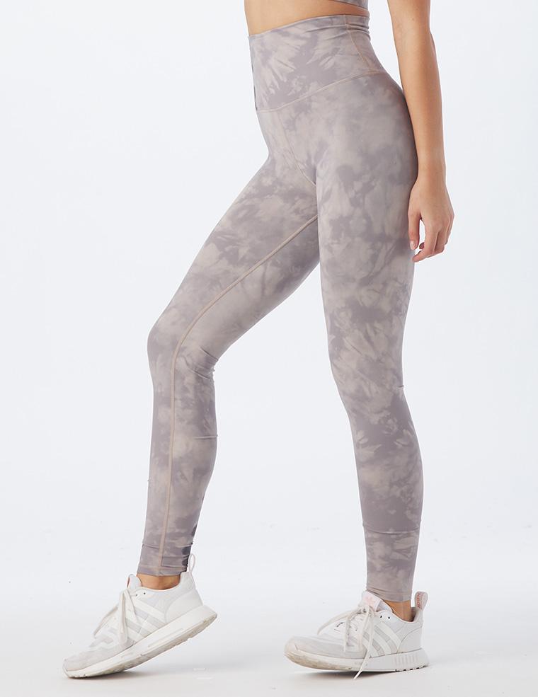 High Waist Pure Legging: Oatmilk/Mocha Tie-Dye High Waist Pure Legging: Oatmilk/Mocha Tie-Dye
