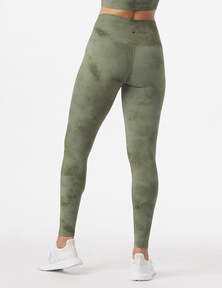 High Waist Pure Legging: Moss Tie Dye High Waist Pure Legging: Moss Tie Dye