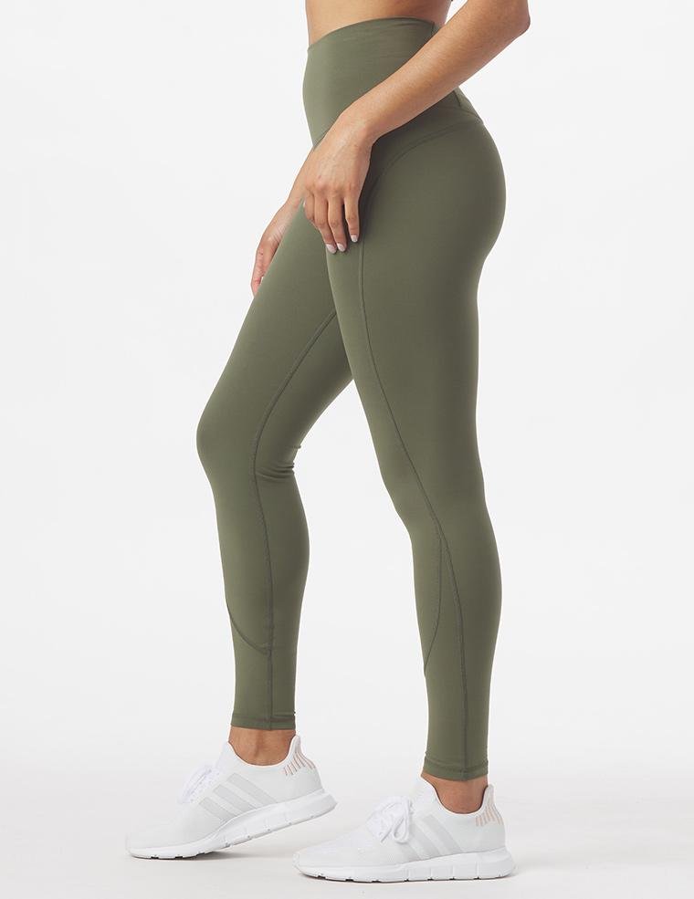 High Waist Pure Pocket Legging: Moss High Waist Pure Pocket Legging: Moss