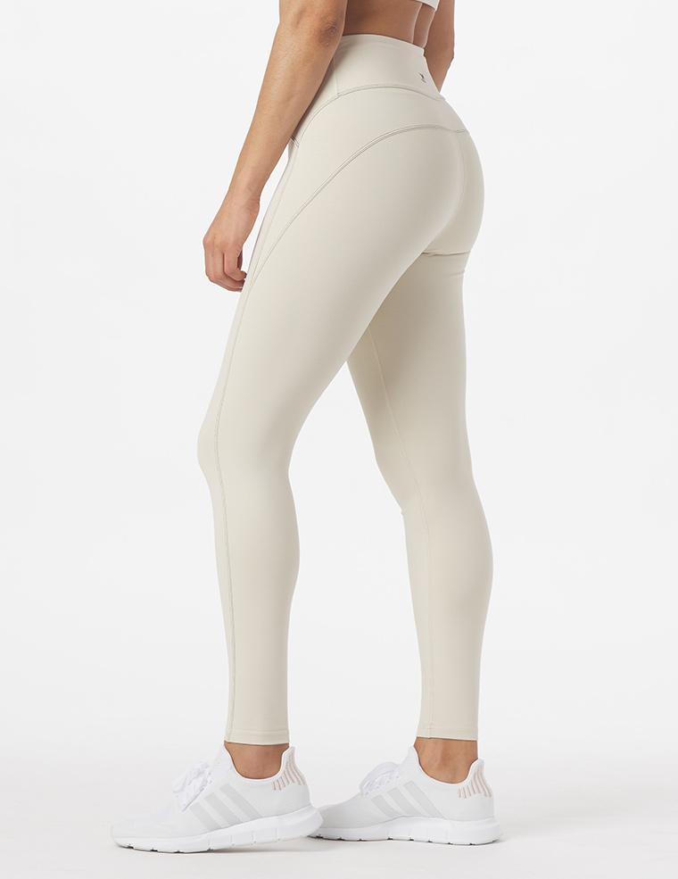 Racetrack Legging: Oatmilk Racetrack Legging: Oatmilk