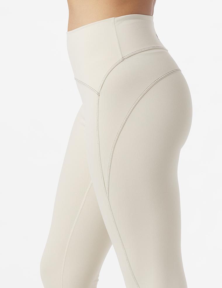 Racetrack Legging: Oatmilk Racetrack Legging: Oatmilk