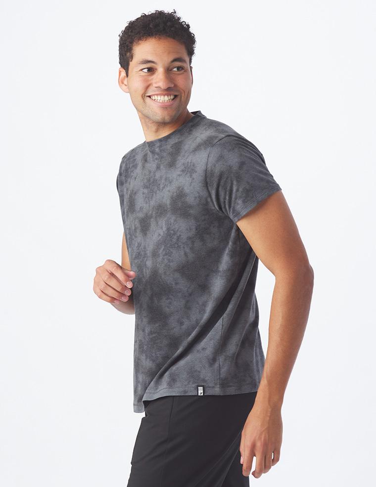 Salton Short Sleeve: Black Tie-Dye Salton Short Sleeve: Black Tie-Dye