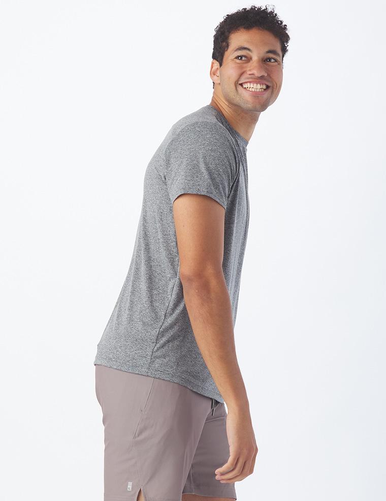 Salton Short Sleeve: Charcoal Heather Salton Short Sleeve: Charcoal Heather