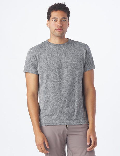 【TLLDAWN】 ART 1/2 SLEEVE TEE CHARCOAL Bella Unisex Triblend Short Sleeve Tee, Charcoal-Black