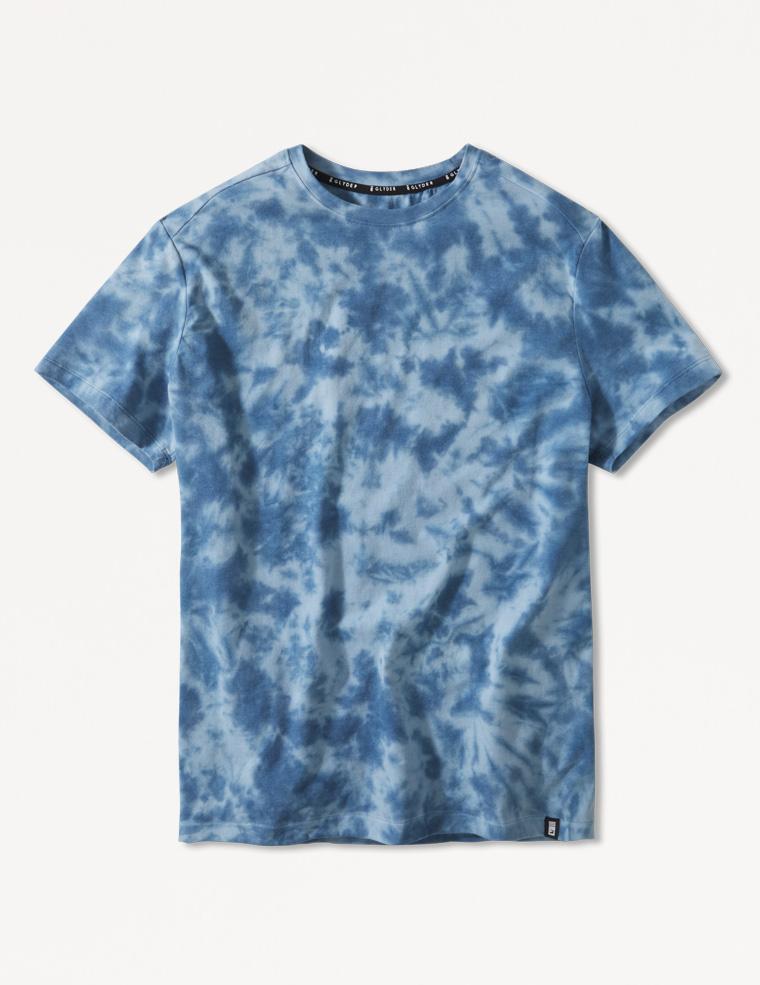 Salton Short Sleeve: Denim Blue Tie-Dye Salton Short Sleeve: Denim Blue Tie-Dye