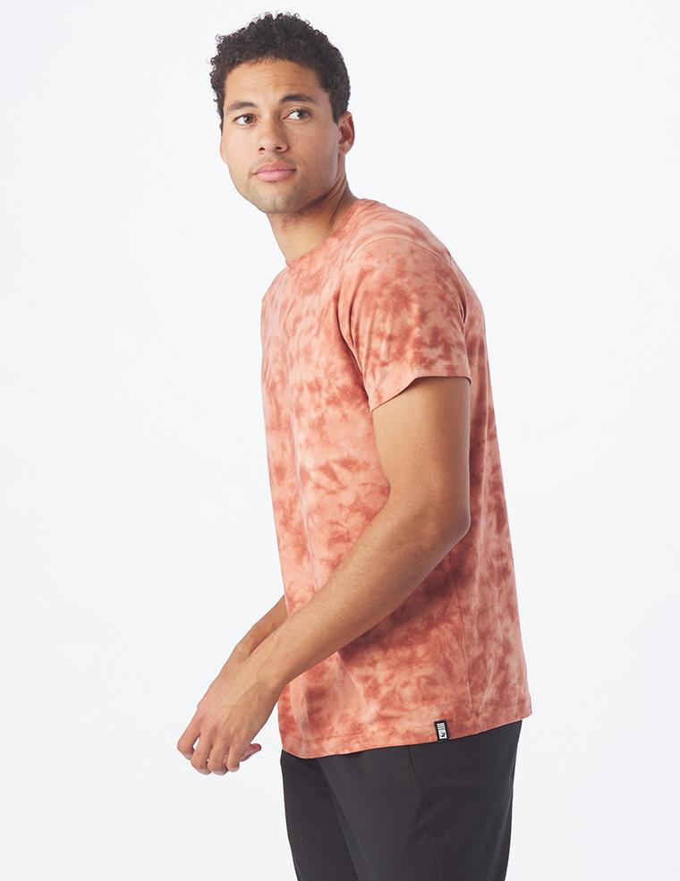 Salton Short Sleeve: Tangerine Tie-Dye Salton Short Sleeve: Tangerine Tie-Dye