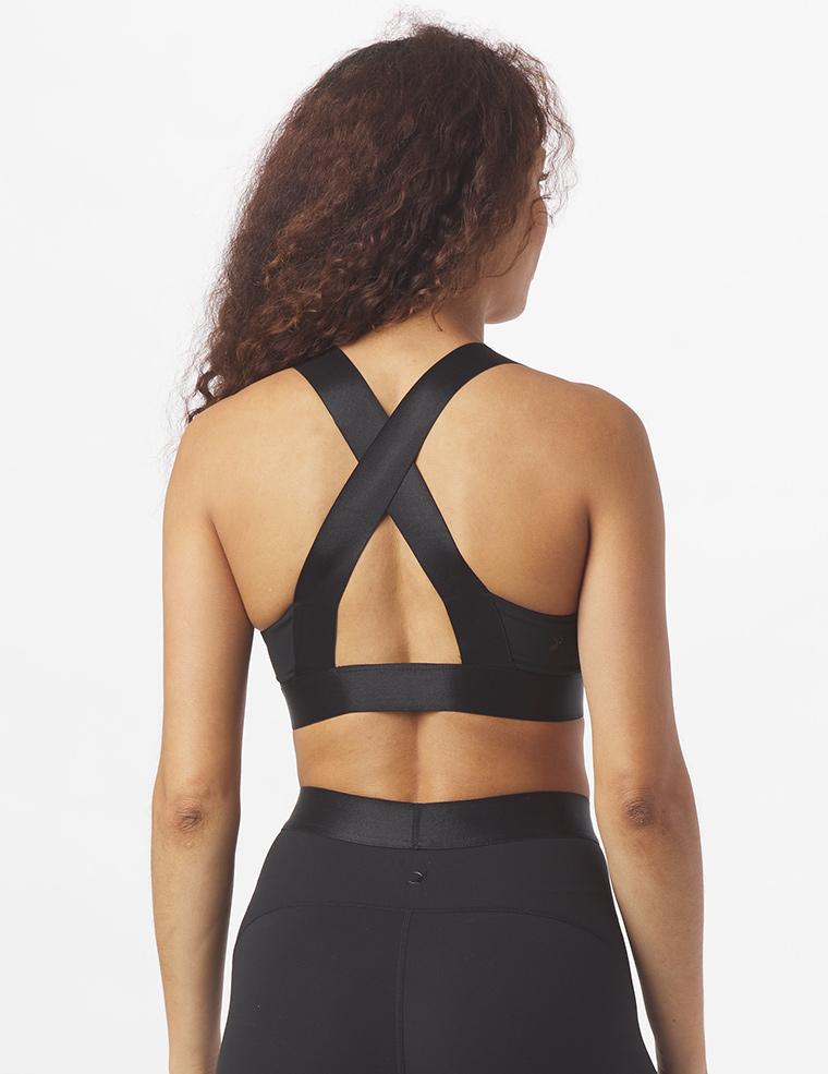 Satin Bra: Black Satin Bra: Black