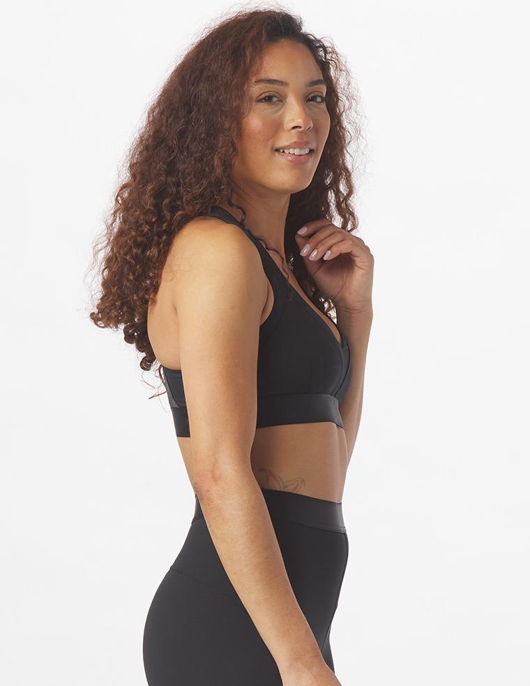 Satin Bra: Black Satin Bra: Black