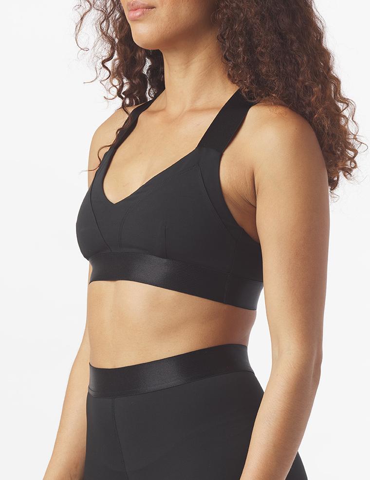 Satin Bra: Black Satin Bra: Black
