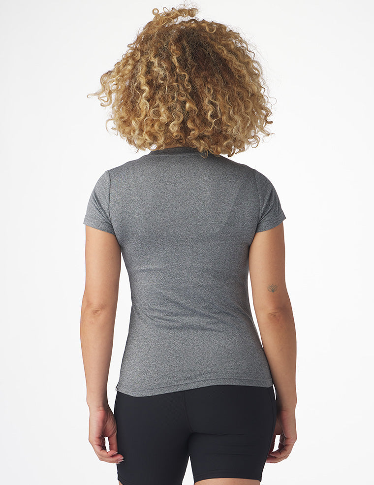 Simplicity Tee: Black Heather Simplicity Tee: Black Heather