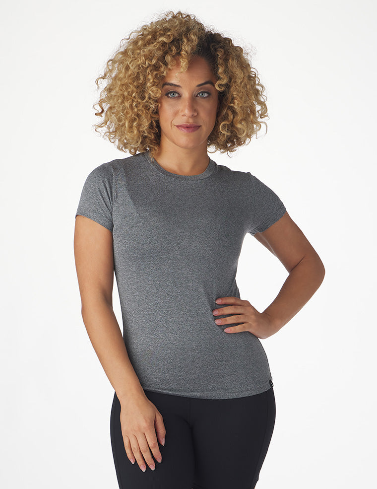 Simplicity Tee: Black Heather Simplicity Tee: Black Heather