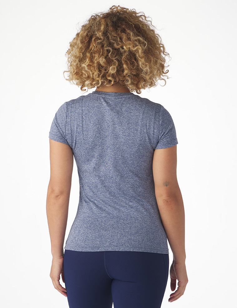 Simplicity Tee: Indigo Heather Simplicity Tee: Indigo Heather