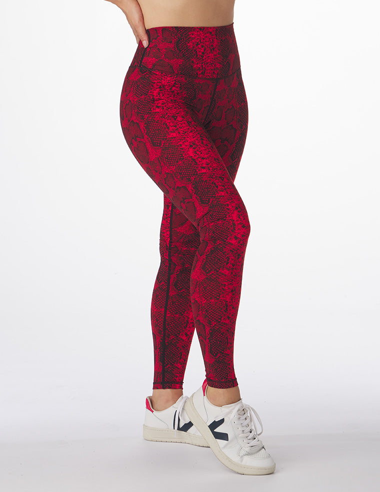 Sultry Legging Print: Cherry Snake Sultry Legging Print: Cherry Snake