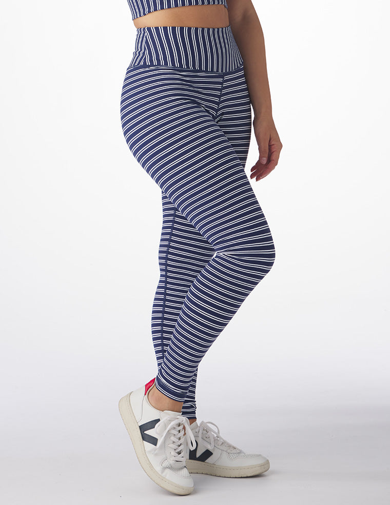 Sultry Legging: Nautical Stripe Sultry Legging: Nautical Stripe