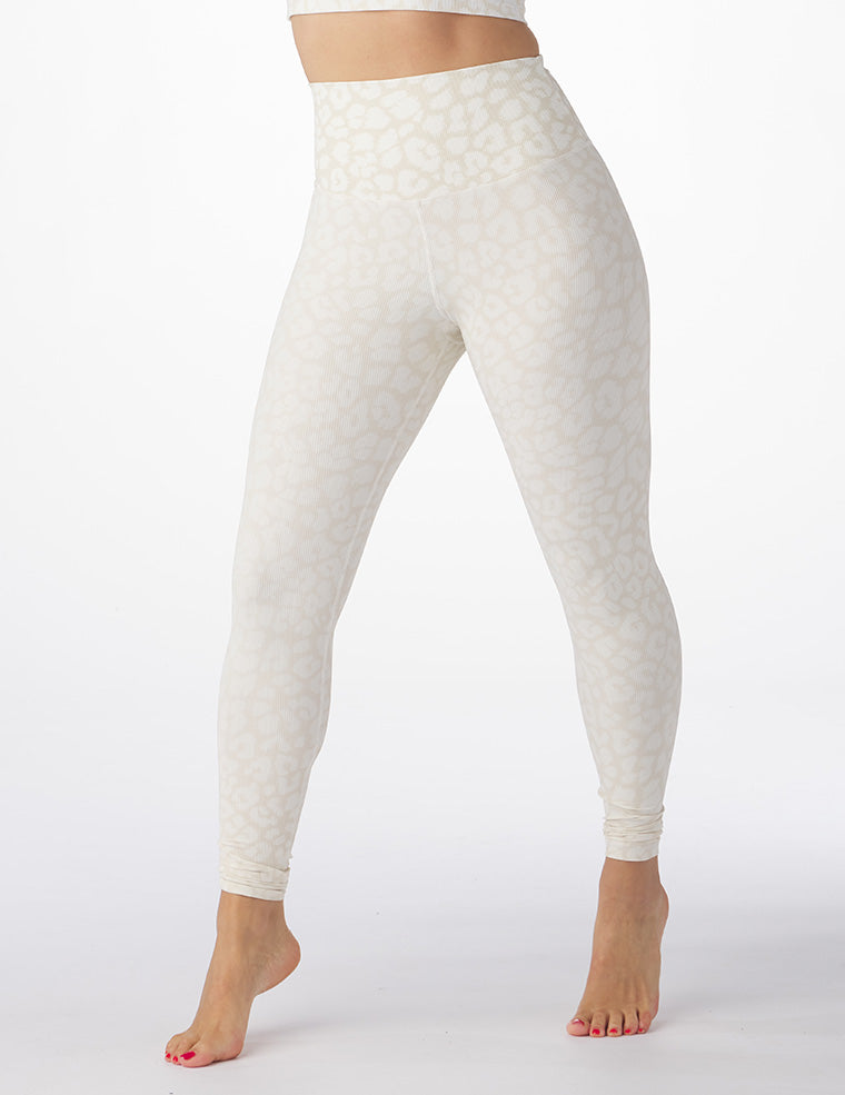 Sultry Legging Rib: Oatmilk Leopard Sultry Legging Rib: Oatmilk Leopard