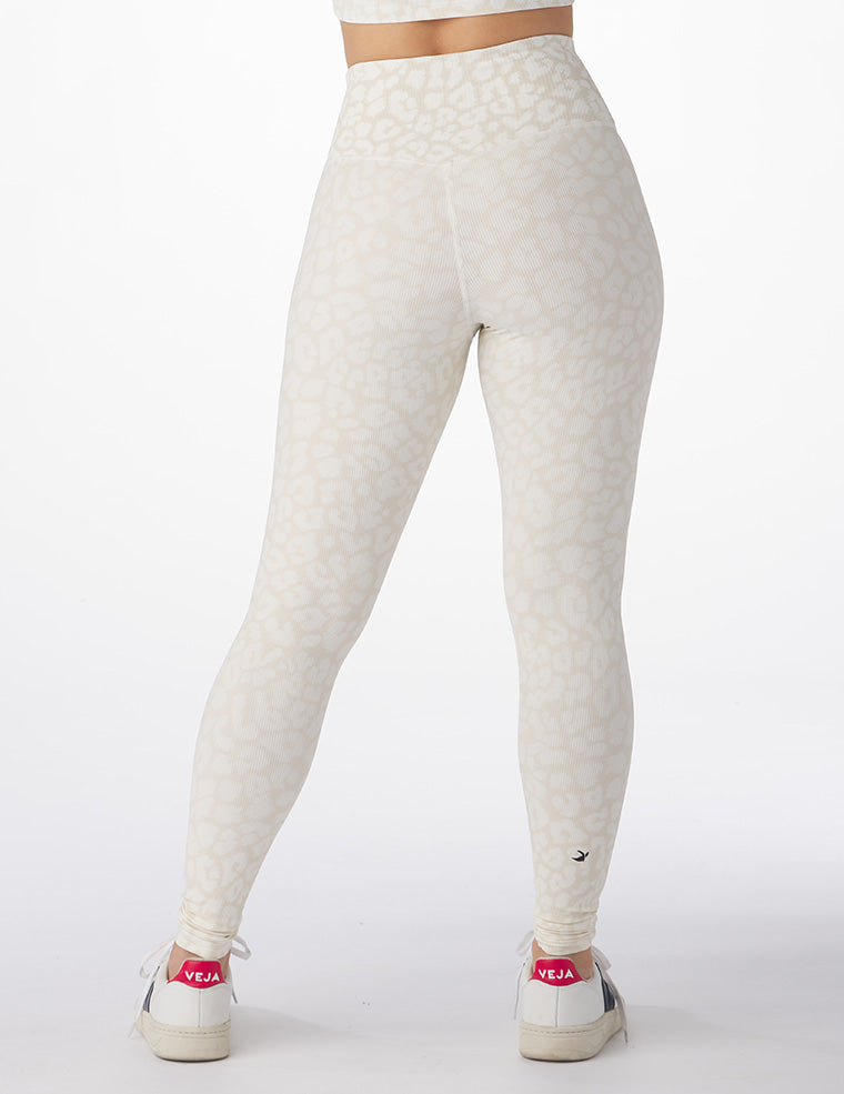 Sultry Legging Rib: Oatmilk Leopard Sultry Legging Rib: Oatmilk Leopard