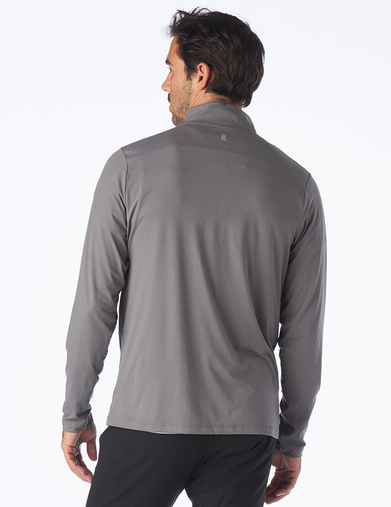 Tahoe 1/4 Zip: Smoke Grey Tahoe 1/4 Zip: Smoke Grey