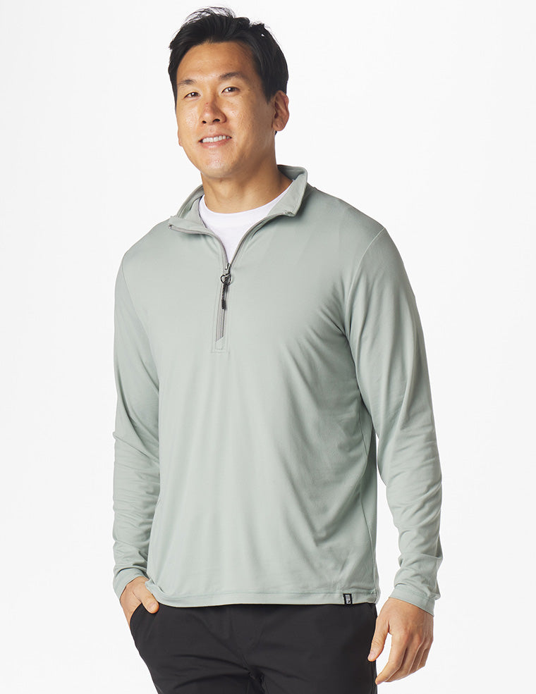 Tahoe 1/4 Zip: Sage Tahoe 1/4 Zip: Sage