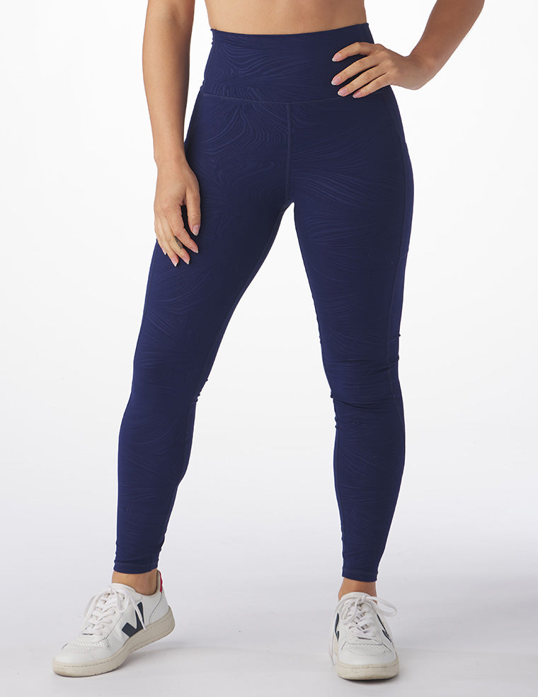 Taper Legging Print: Indigo Swirl Gloss Taper Legging Print: Indigo Swirl Gloss