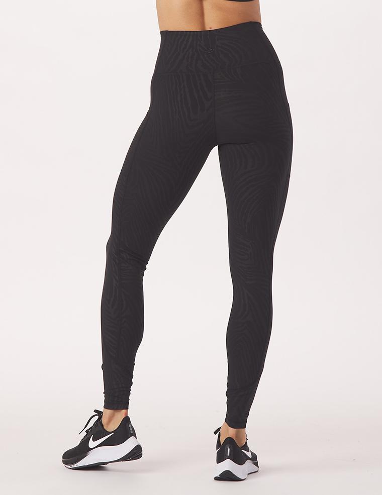 Taper Legging Print: Black Zebra Gloss Taper Legging Print: Black Zebra Gloss