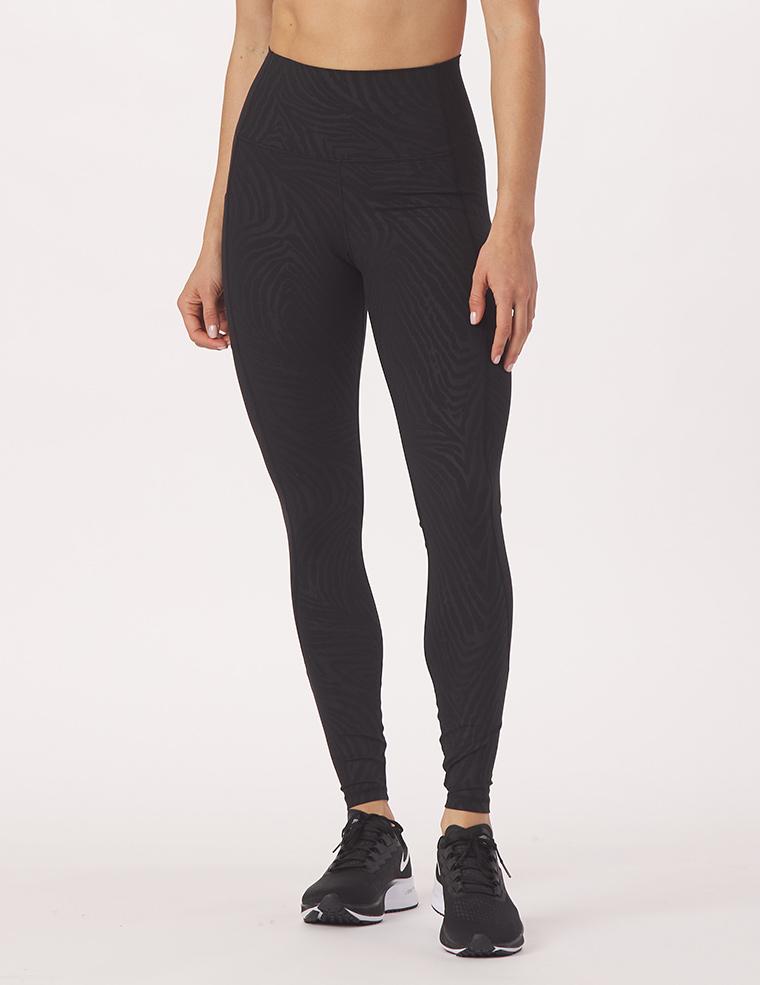 Taper Legging Print: Black Zebra Gloss Taper Legging Print: Black Zebra Gloss