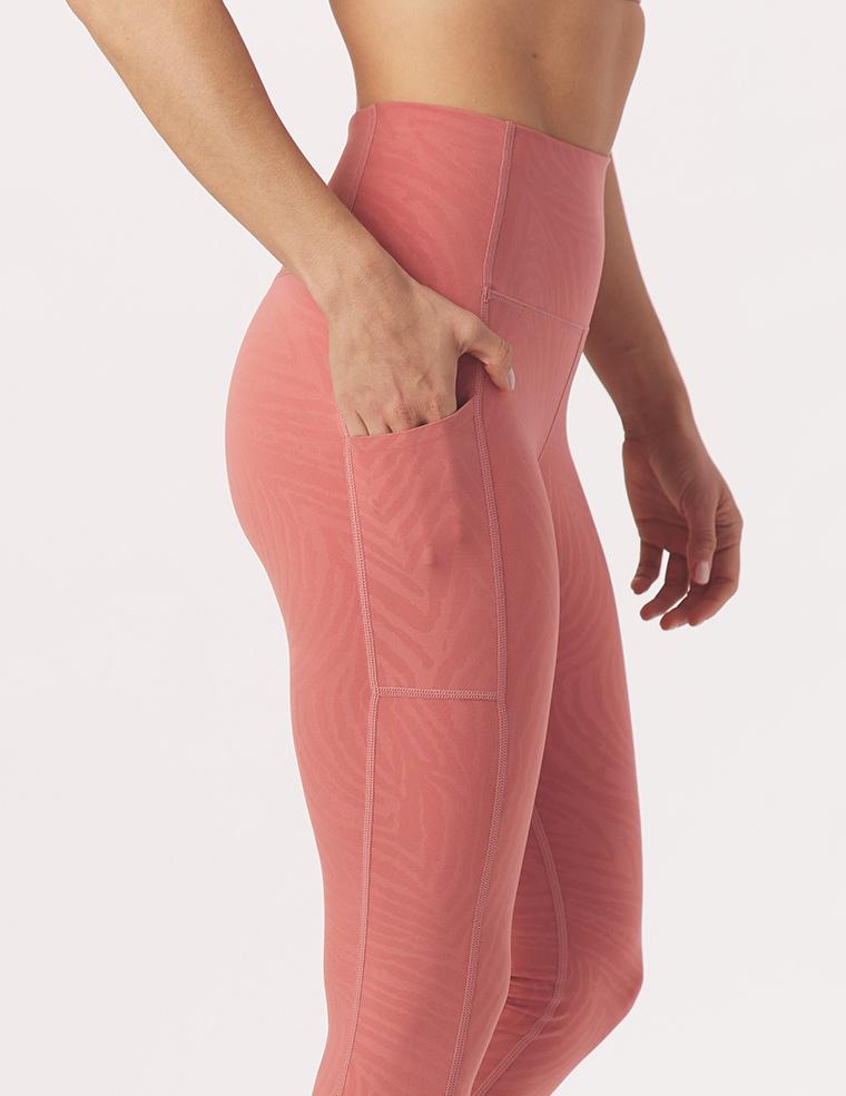 Taper Legging Print: Clay Zebra Gloss Taper Legging Print: Clay Zebra Gloss
